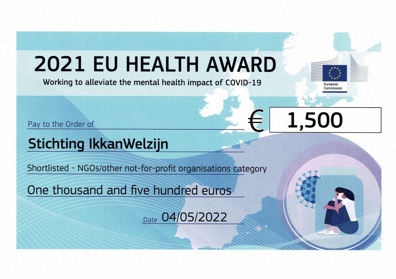 Stichting ‘IkkanWelzijn’ wint met aanpak European Health Award